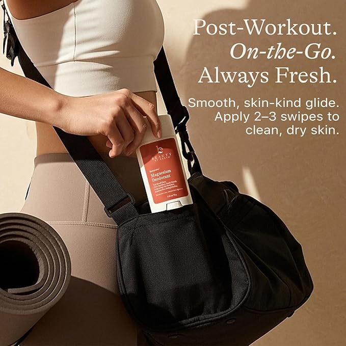 Aluminum Free Deodorant for Women & Men - USA Made with Natural & Organic Ingredients, Fresh Long-Lasting Odor Protection, Baking Soda Free, Non-Irritating Magnesium Deodorant, Sensitive Skin Safe