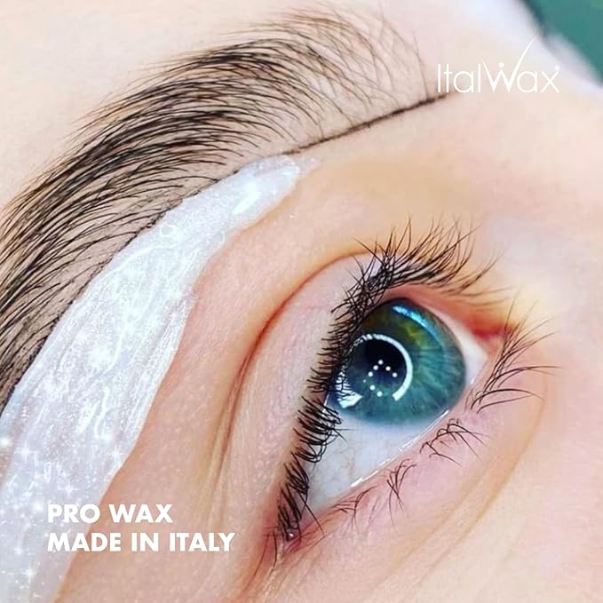 Italwax Top Line Crystal Hard Wax 1.65lb (750g)– Neutral White Ultra-Delicate Formula with No Fragrance or Colorants, Ideal for Reactive Skin & Facial Areas – Made in Italy