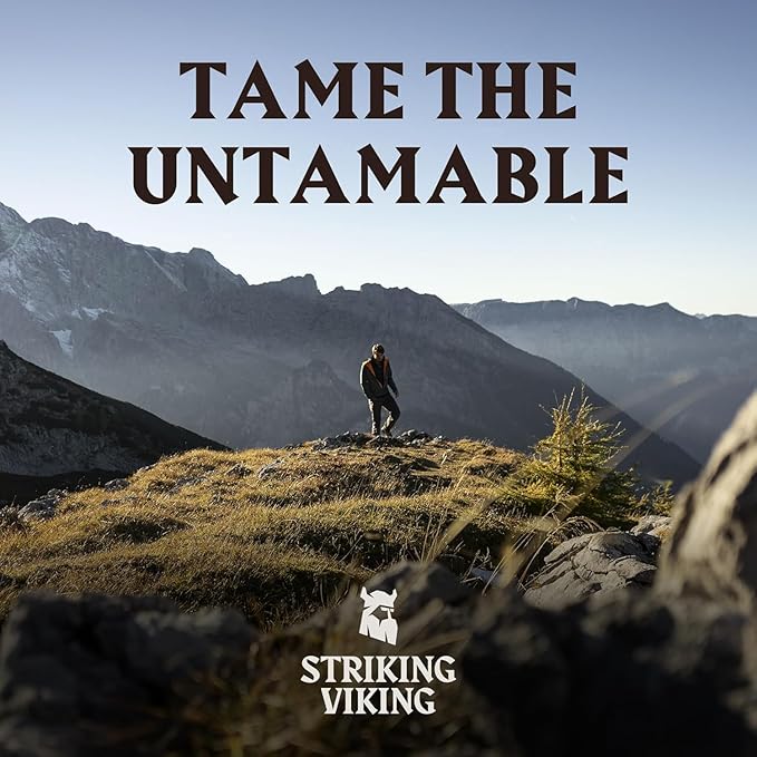 Striking Viking Unscented Pre Shave Oil - 3.3 fl oz, Pack of 1 - Slip & Glide for Safety Razors - Nourishing Hydration & Shaving Soap Alternative - Beard Oil Pre Shave