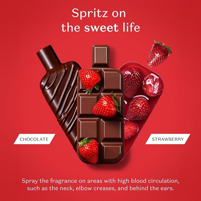 O Boticário Egeo Choc High Eau de Toilette, Sweet Chocolate & Tart Strawberry Gourmand Unisex Perfume, 3 Ounce (90ml)