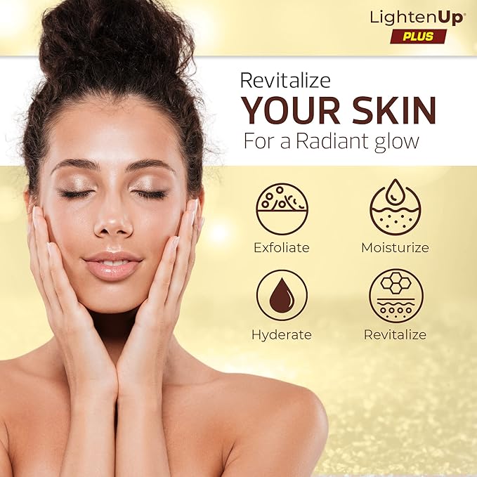 Omic LightenUp Lighten-Up Brightening Face Wash - 4 fl oz / 118 ml - Face Scrub Exfoliator, Natural Shower Gel, with Coconut Oil, Papaya, Shea Butter for All Skin Types