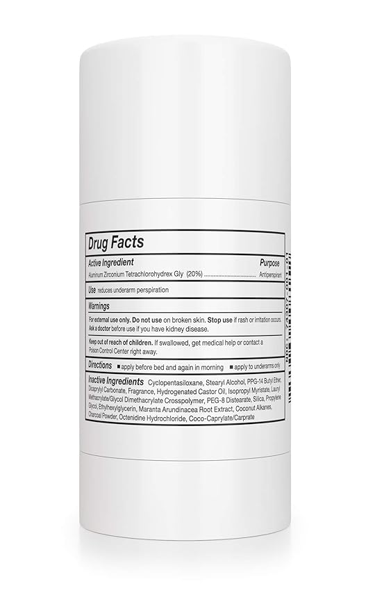 Carpe Clinical Strength Deodorant + Clinical Antiperspirant - Clinical Grade Solid Stick - Fresh Linen Scent - Combat Excessive Underarm Sweating - Great for Hyperhidrosis