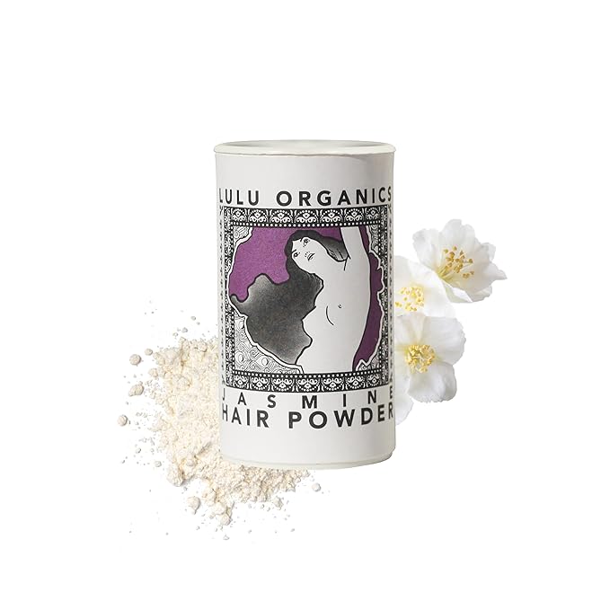 Dry Shampoo Powder for Dark, Blonde and Oily Hair, All Natural Body & Hair Powder for Women and Men, Paraben & Talc free No White Cast Synthetic Fragrance, Travel Size, Jasmine -1oz