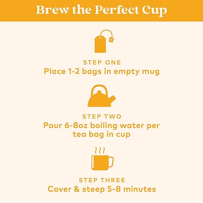 ORGANIC INDIA Tulsi Honey Chamomile Tea Bags - Herbal Tea for Stress Relieving & Calming, USDA Certified Organic, Caffeine Free - 18 Tea Bags, 3 Pack