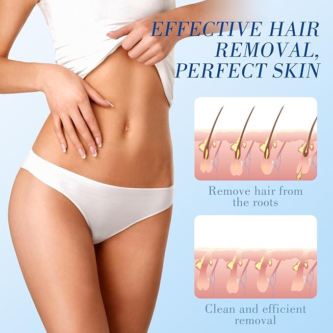 180PCS Wax Strips for Hair Removal - Facial Hair Removal for Women - Waxing Kit for Women, Face, Body, Arms, Legs, Chest, Back, Bikini & Brazilian 180ct Waxing Strips & 12Calming Oil Wipes