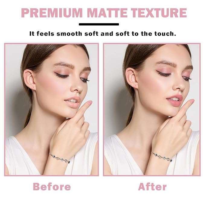 2PCS Matte Nude Lipstick Set Velvet Lip Gloss Nude Lip Stain Paper Tube Lipsticks Non-Stick Cup Waterproof Long Lasting Matte Lipstick for Women Daily