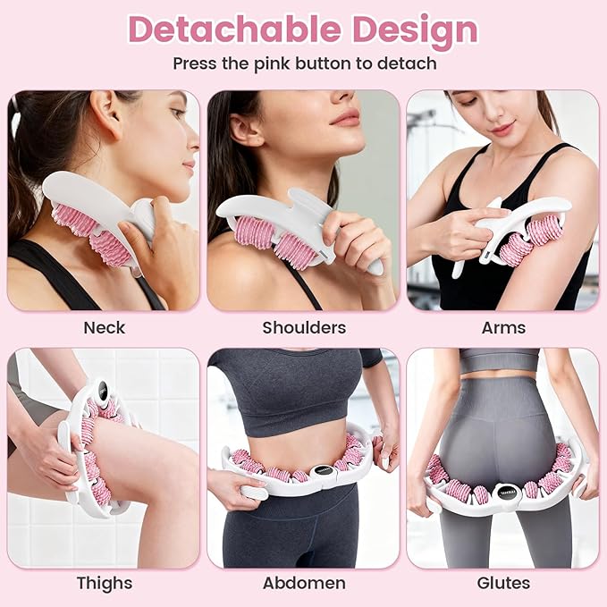 ITEHIL Lymphatic Drainage Massager, Anti Cellulite Massage Roller, Cellulite Remover Fascia Massage Tool for Arms, Legs, Stomach & Buttocks