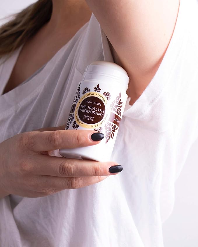Lavanila Pure Vanilla Deodorant for Women 2-Pack (2 Oz Each) - Natural Aluminum Free Solid Stick Deodorant, Made In USA, Vegan