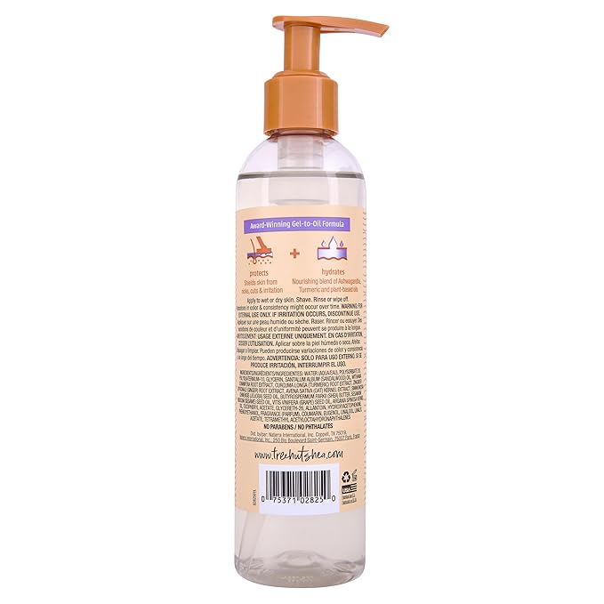 Tree Hut Santal Haze Moisturizing Shave Oil, Gel-to-Oil Formula, Ultra Hydrating Barrier for a Close, Smooth Shave, For All Skin Types, 7.7 fl oz