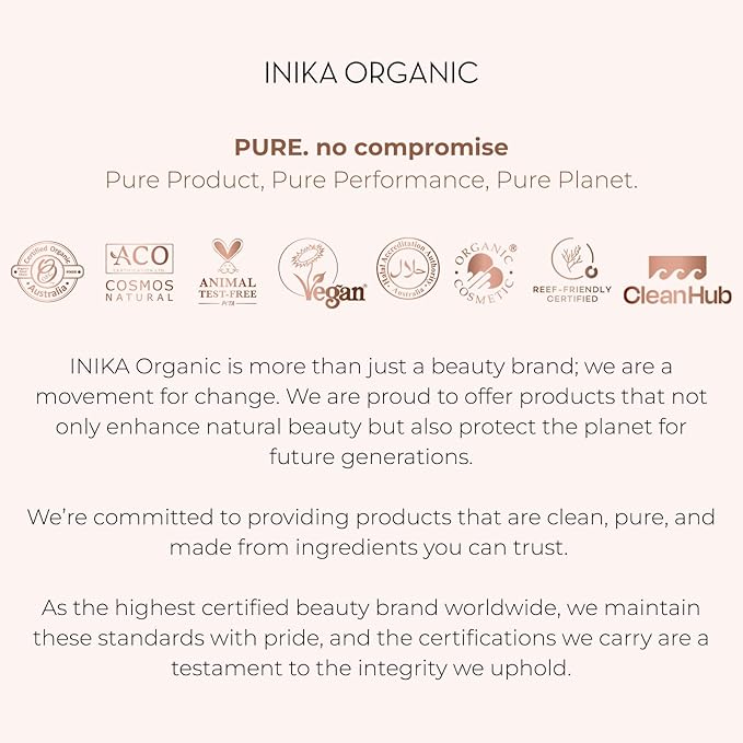 INIKA Organic Lipstick | Non-Toxic, Vegan and Cruelty-Free Makeup Enriched with Jojoba Oil, Moisturizing Shea Butter and Long-Lasting Pigment | Soft Coral
