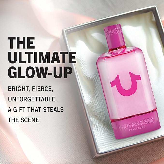 True Religion Fragrance for Women - Eau De Parfum Spray, Perfume for Women, Fruity, Floral & Amber Fragrance, EDP, Designer Scent for Her, Long Lasting - 3.4 fl oz (100 mL)