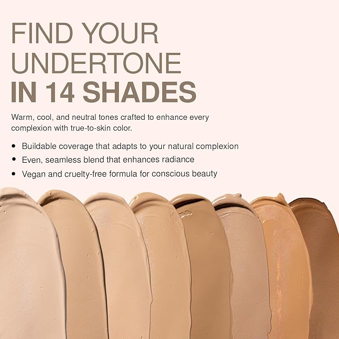 Palladio Full-Coverage Color Correction CC Cream, Oil-Free with Peptides & Vitamin C, Best for Correcting Redness and Uneven Skin Tone, Buildable Foundation Coverage (Med 30N)