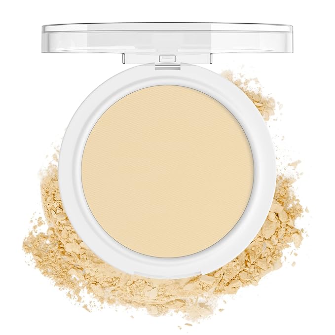 wet n wild Bare Focus Clarifying Finishing Powder | Matte | Pressed Setting Powder Fair-Light (Pack of 2)