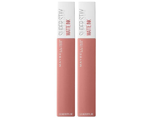 Maybelline New York Superstay Matte Ink Un-nude Liquid Lipstick, Poet, 0.34 Fluid Ounce (Pack of 2)