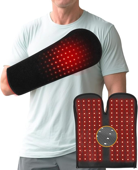 Red-Light-Therapy-for-Hands,Therapy for Finger Wrist,Near Infrared Light Therapy & Red Light Therapy for Body,Dual Wavelength 150 LEDs for Hands Pain Relief(16.5IN*8IN)