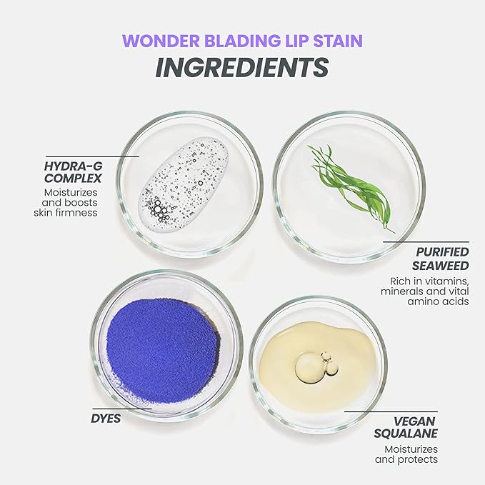 Wonderskin Wonder Blading All Day Lip Stain Peel Off Masque - Long Lasting, Waterproof & Transfer Proof Brown Lip Tint, Matte Finish Peel Off Makeup (Demure Masque)