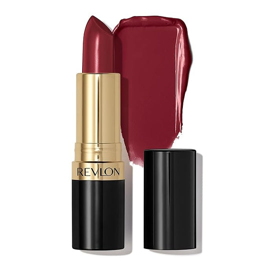 Revlon Super Lustrous Lipstick, Creamy Formula For Soft, Fuller-Looking Lips, Moisturized Feel, 630 Raisin Rage, 0.15 oz