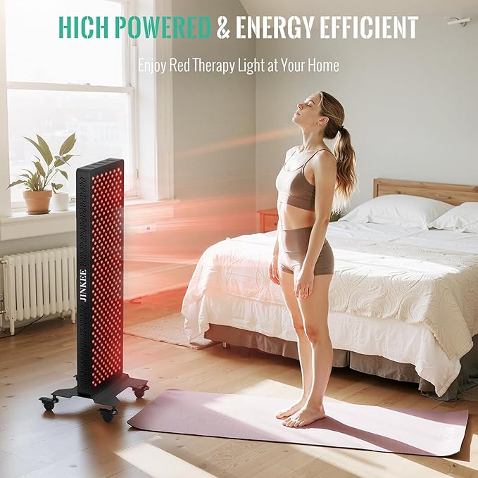 Red Light Therapy Panel, Full Body 500W High Power Device with 4 Wavelengths for Pain Relief & Muscle Recovery, Professional Grade 350 LEDs for Skin Care & Energy, Modular Design