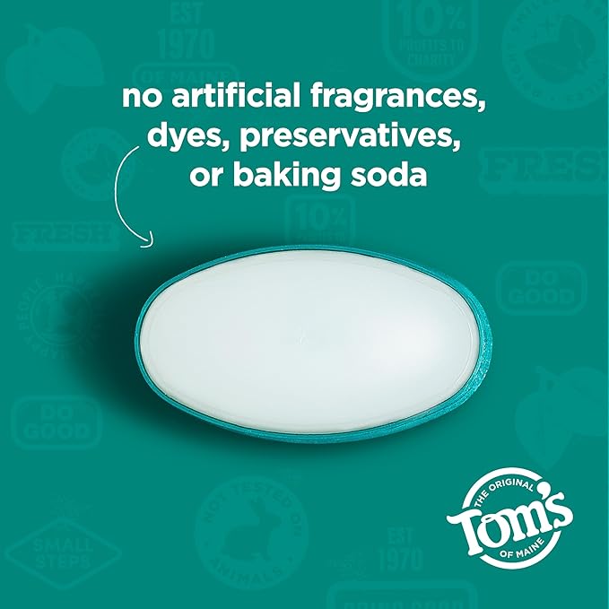 Tom’s of Maine North Woods Antiperspirant Deodorant for Men and Women, 48 HR Odor & Sweat Protection, Patchouli and Lavender Scent, 3.25 oz, 2-Pack