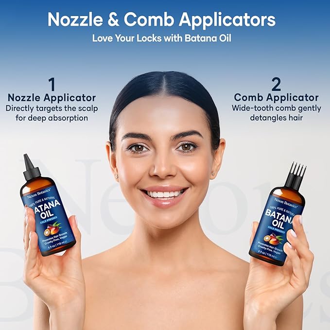 Raw Batana Oil for Hair Growth 4 fl oz - 100% Pure, Natural, Cold-Pressed Oil for Hair, Skin, Face & Lashes - Aceite de Batana