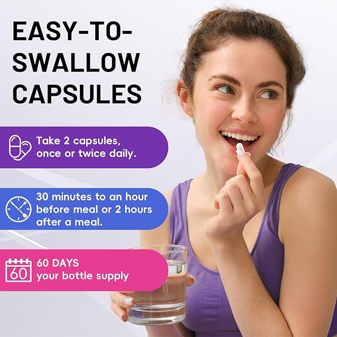 Biotin, Collagen, Hyaluronic Acid and Keratin Complex OnHeal Hair Regrowth Vitamin 30020mg - 120 Capsules for Thick Hair, Moisturized Skin, Strong Nails