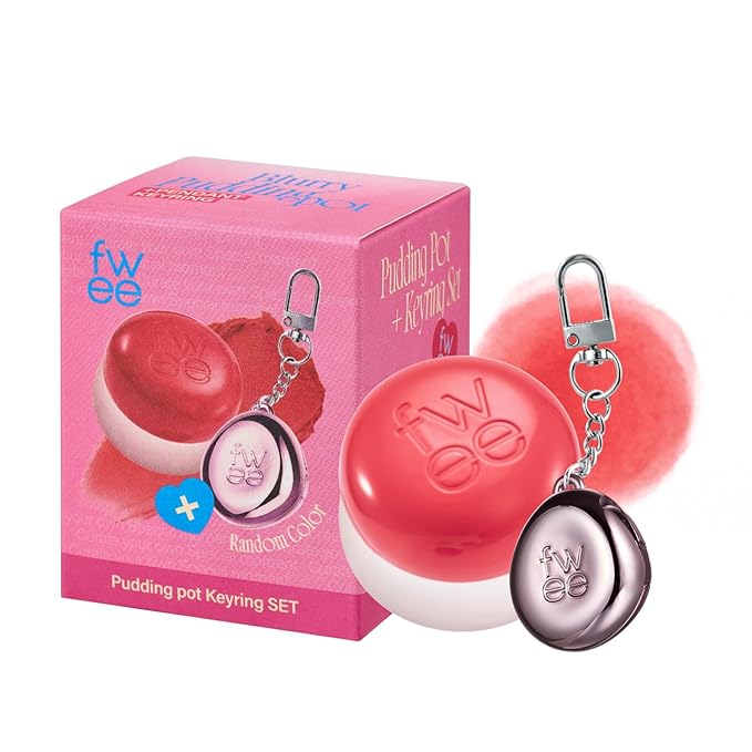 Blurry Pudding Pot + Keychain SET | Airbrushed Blush & Lip, Buildable Pigment, Long-lasting, Lightweight, Easy to Blend, Natural Soft Matte Finish Makeup – Boy (Bright Coral) | 0.17 oz