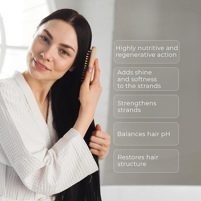 Energizing Shampoo + Revitalizing Mask Kit - High-Performance Natural Treatment - Energizing for Scalp and Fragile Thinning Hair - 10.14 Fl Oz Mask 7.05Fl Oz