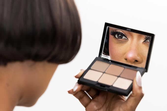 Starlight Eyeshadow Palette (Romantic Mauve) - 6 Highly Pigmented, Crease-Proof Matte & Shimmer Shades – Long-Lasting, Blendable & Buildable Pigments – Compact & Travel-Friendly