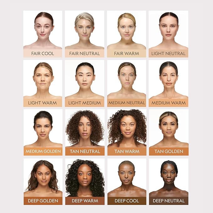 YENSA Skin on Skin BC Foundation Makeup - CC, BB Cream & Full Coverage Foundation-In-One - Buildable, Radiant Finish with SPF 40, Hyaluronic Acid, Peptides & 8 SuperBlacks - Fair Cool (1 oz)