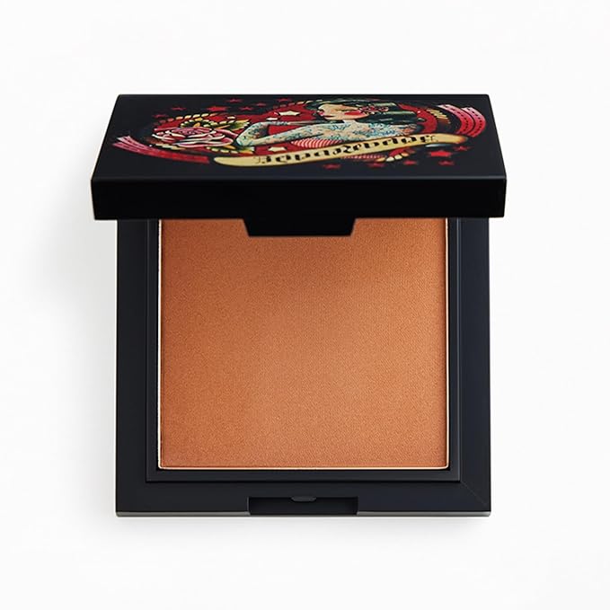 REINA REBELDE Canela On Your Face Finishing Powder | Blurring Pressed Powder| Smooth Matte Finish | Long-lasting | Cruelty Free and Vegan | For Deep Skin Tones