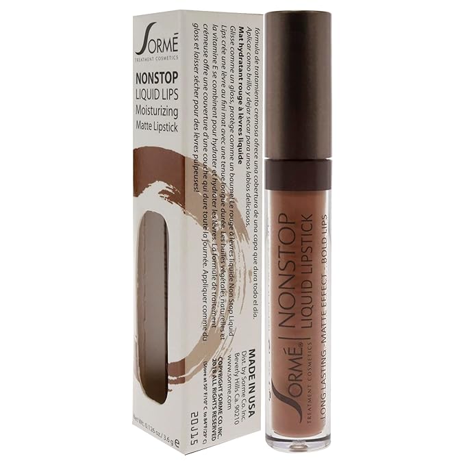 Sorme Cosmetics Nonstop Liquid Lipstick, Ribbon