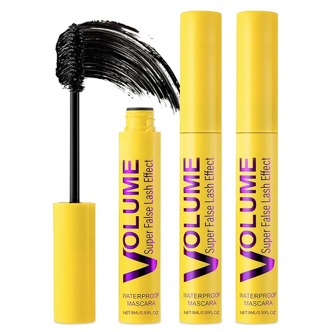 Bubble Mascara,Smudge-Proof,Clump-Proof, Waterproof Formula Creates Thick, Well-Defined Lashes and Enhances The Natural Look, Can be Layered to Boost Curl (2Pcs)