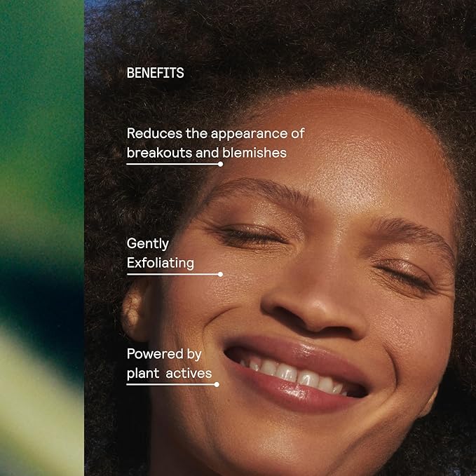 EQ Exfoliating Cleanser - EGCG + Quercetin - Gentle Face & Body Scrub - Cleanse & Exfoliate Skin - For Redness & Blemishes - With Squalene Oil & Ultra-Fine Walnut Shells -4.05 fl oz