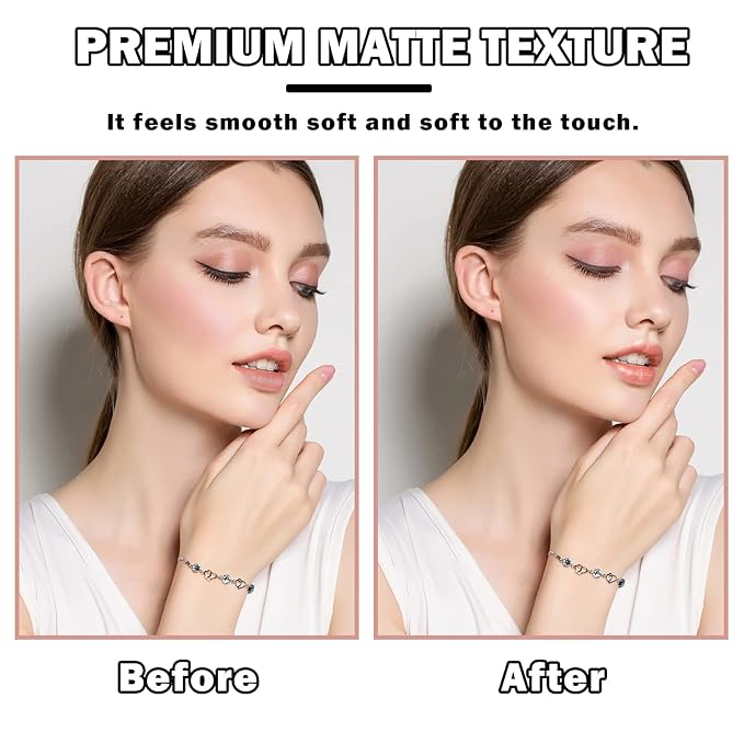 Matte Nude Lipstick Silky Velvet Lip Gloss Nude Lip Stain Paper Tube Lipsticks Non-Stick Cup, Waterproof Long Lasting Matte Lipstick for Women Daily Professional Lip Makeup-01 Clear