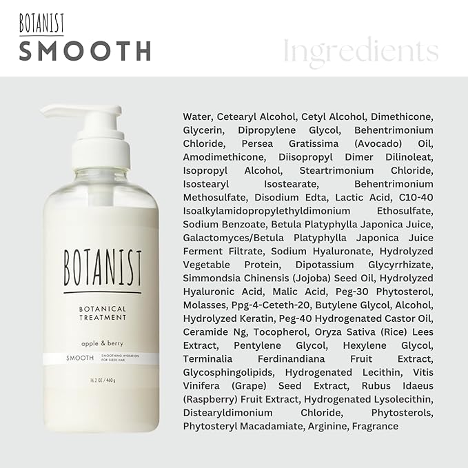 Organic Hair Conditioner for Dry & Frizzy Hair Women & Men, Keratin Treatment by Natural Protein, Macadamia Nut Oil & Jojoba Oil in Japan, Sulfate &Paraben Free, Green Apple& Rose, 16.2 Fl Oz