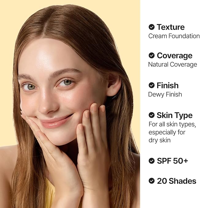 [MINI SIZE] AGE20'S Signature Essence Pact | 27C | Vegan Korean Cushion Foundation | Pack of 1 | Cream Foundation, Dewy & Glow Finish, Natural Coverage, SPF 50+ | 0.14 oz