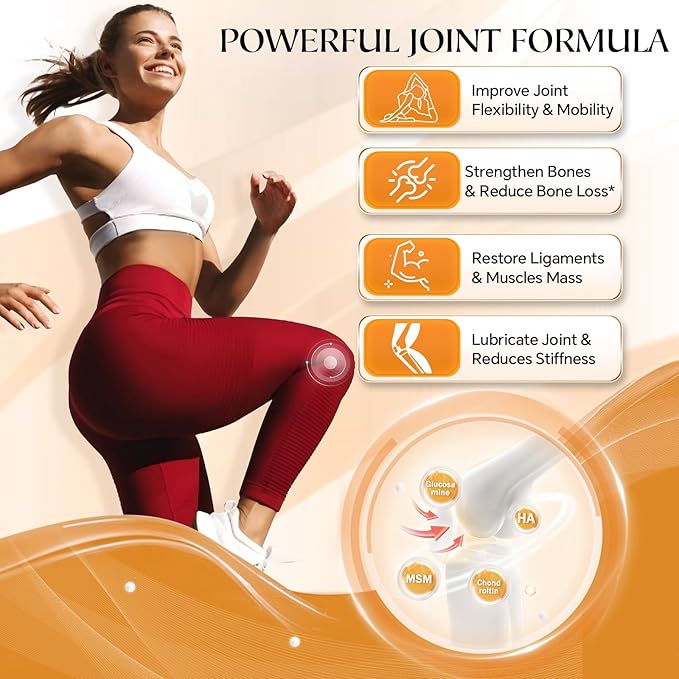 NATURE TARGET Multi-Collagen-Peptides-Powder for Joint Support, Hydrolyzed Collagen for Women Men with MSM + GC, Type I II III V X Collagen for Skin Hair & Nail, Non-GMO, 50 Servings