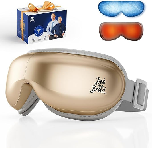 BOB AND BRAD Eye Massager with Heat and Cooling, Birthday Gifts for Women Men Her Him, EyeOasis 3 Eye Mask for Migraines, Heated Face Massager for Dry Eyes Strain Relief Improve Sleep