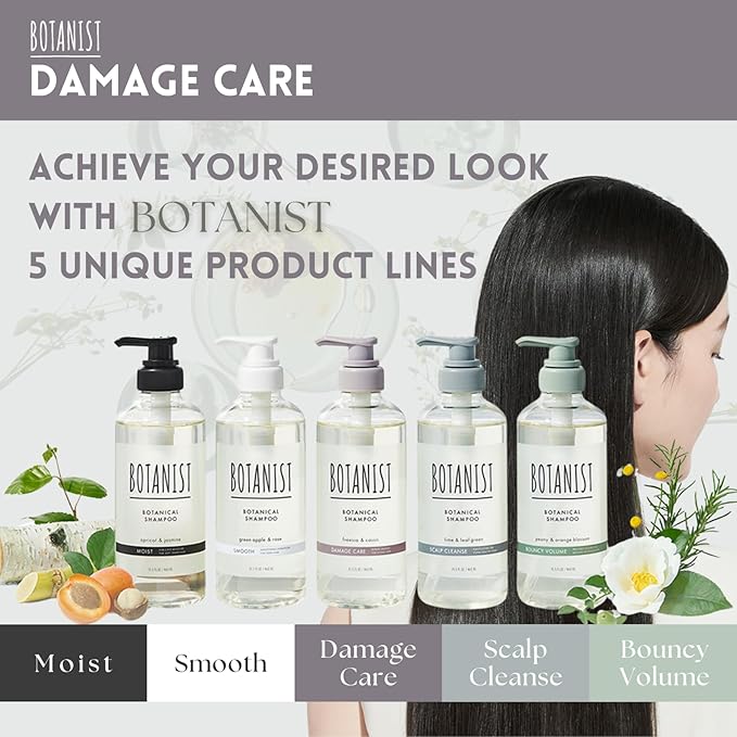 Organic Hair Conditioner for Damaged & Tangled Hair Women & Men, Keratin Treatment for Itchy Scalp with Camellia & Sunflower Seed Oil in Japan, Sulfate& Paraben Free, PEONY& BERRY, 16.2 Fl Oz