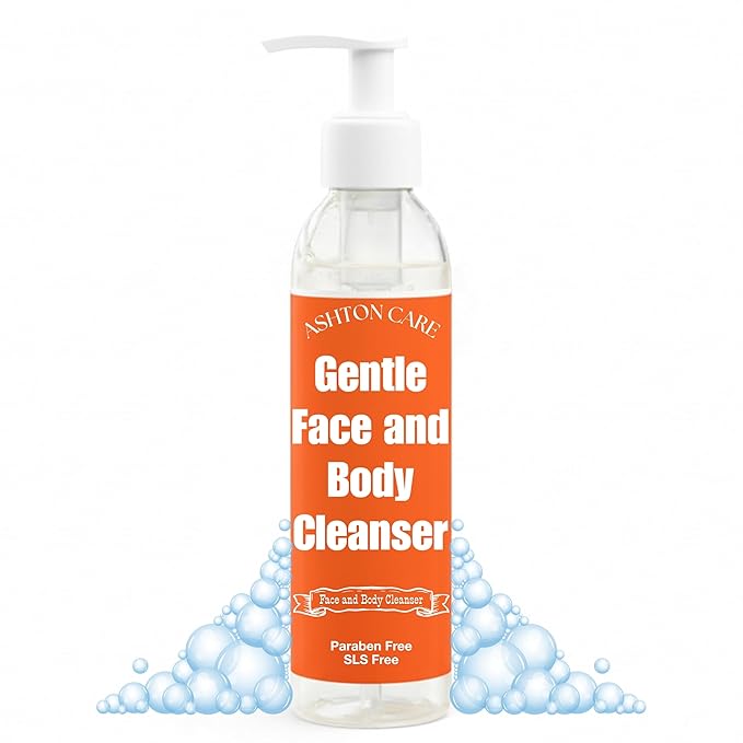 Gentle Face Cleanser with Witch Hazel & Green Tea - Hydrating Facial Wash for Women, Men | Water-Based Daily Facial Cleanser for Oily or Dry Skin | Soothing Hydrating Cleanser for Fresh, Balanced Skin