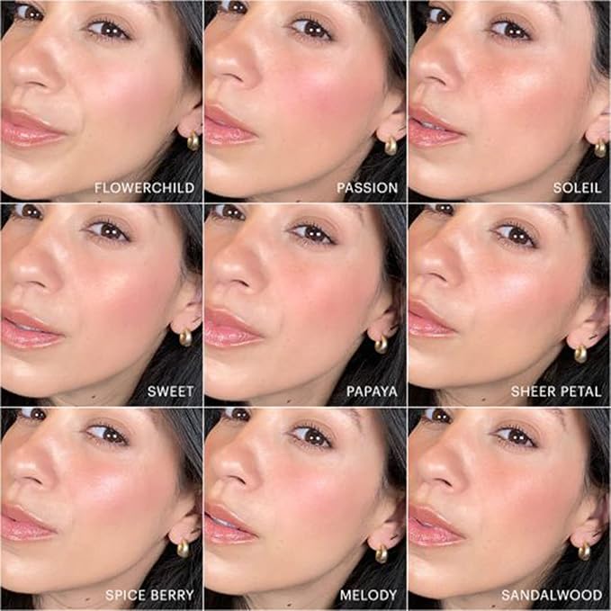 Glo Skin Beauty Blush (Melody) - Pressed Powder Blush for Cheeks, High Pigment Mineral Face Makeup Creates a Natural, Healthy Glow