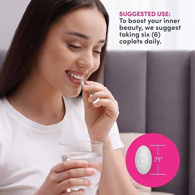 NeoCell Super Collagen Plus Vitamin C, Skin, Hair and Nails Supplement, Includes Antioxidants, Tablet, 360 Count, 1 Bottle