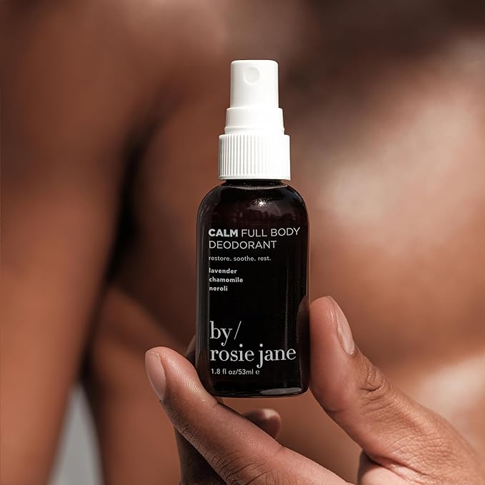 By Rosie Jane Calm Full Body Deodorant Spray - Aluminum Free Deodorant and Body Spray for Women & Men - Enriched with Lavender, Chamomile & Neroli - Suitable for Sensitive Skin (53ml)