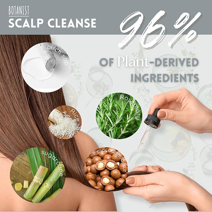 Dry Scalp Shampoo & Itchy Scalp Shampoo for Women & Men with Protein, Collagen, Vitamin E & Ceramide from Japan, Paraben & Sulfate Free SHAMPOO, LIME& GREEN LEAF, SCALP CLEANSE 15.5 Fl Oz