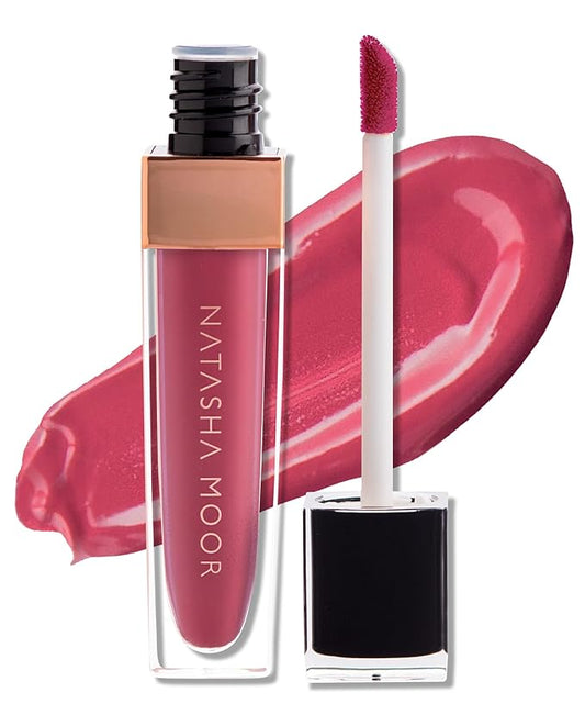 NATASHA MOOR: Molten Matte Liquid Lipstick - Long-Lasting, Hydrating, Matte Finish with Moisturizing Vitamin E - Waterproof, Kiss-Proof, Cruelty-Free - 12-Hour Stay Power - GAME CHANGER