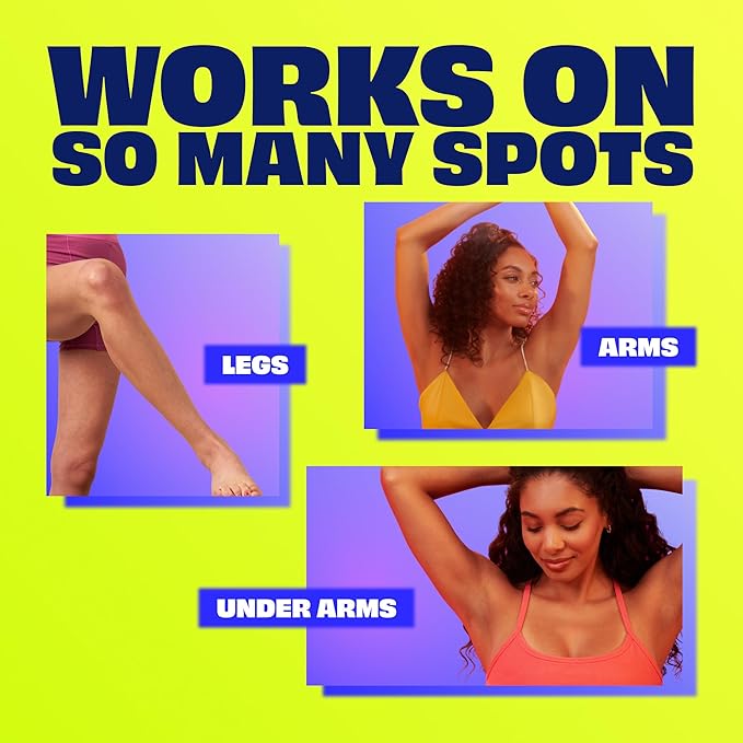 Nair Sensitive Hair Remover Mess-Free Wax Ready Strips, Legs and Body Easy Hair Removal Wax Strips for Sensitive Skin, Chamomile Extract, Dermatologist Tested, Plus 6 Post Wipes, 40 Count