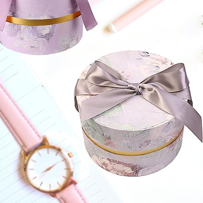 Large 6'' Body Powder Puff With Storage Container for Dusting, Bath, and Body Powder Applicator (Arctic Blue)