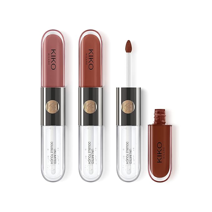 KIKO Milano Unlimited Double Touch Lipstick Kit | 3 Liquid Lipsticks