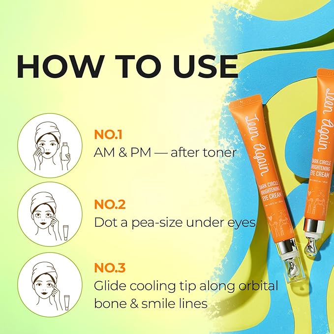 Look at Me Teen Again Dark Circle Eye Cream, Anti-Aging Line Smoothing Skin Care Treatment, Wrinkle Care, Cruelty Free, for Women and Men 0.84 fl. oz 25 ml