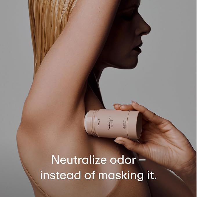 PHLUR Vanilla Skin & Father Figure Deodorant Duo - Natural 48 Hour Odor Protection - Baking Soda Free & Aluminum Free Deodorant with Salicylic Acid, Arrowroot Powder & Tamanu Oil (2 x 1.76 oz)